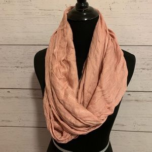 Rose gold infinity scarf